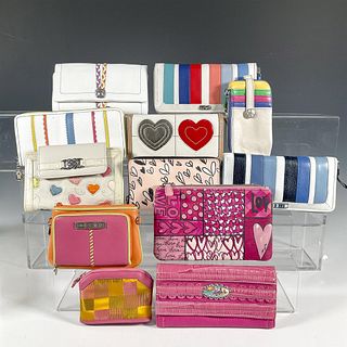 12pc Brighton Leather Wallets, Small Handbag, Various Colors