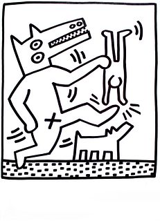 Keith Haring - Shakedown (from Lucio Amelio Suite)