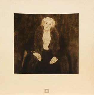 Gustav Klimt (After) - Bildnis Einer Alten Dame