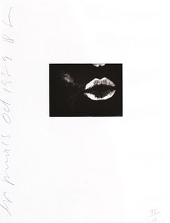 Donald Sultan - Lip Print III