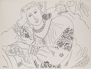 Henri Matisse (After) - Femme sur chaise longue