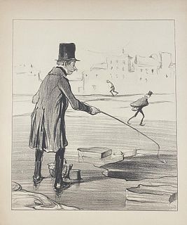 Honore Daumier - The Passion of Fishing