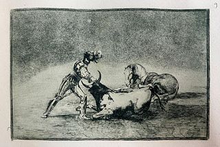 Francisco Goya- La Tauromaquia 9