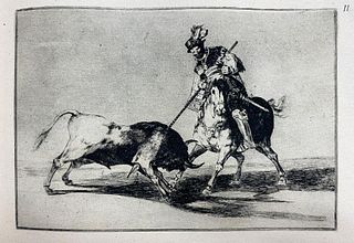 Francisco Goya- La Tauromaquia 11