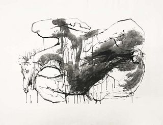 Leonard Baskin - Untitled (Horse)
