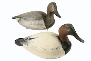 PAIR OF SIGNED WARD BROS. DUCK DECOYS