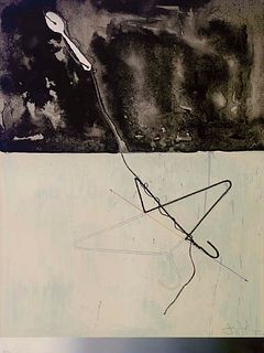 Jasper Johns - Coat Hanger and Spoon