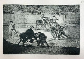 Francisco Goya (after) - La Tauromaquia 29