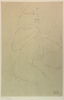 Gustav Klimt - Untitled Study (XXXI) (After)