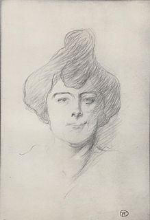 Henri Toulouse-Lautrec (After) - Tete de Femme III