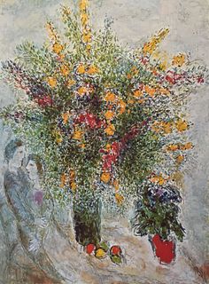 Marc Chagall - Fleurs dans la Lumiere (After)