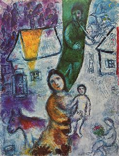 Marc Chagall - Lumiere Verte (After)