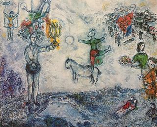 Marc Chagall - Paysage de Paris (After)