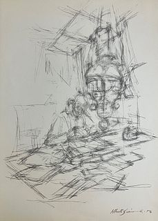 Alberto Giacometti - Untitled Sketch II (After)
