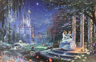 Thomas Kinkade - Cinderella Dancing in the Starlight