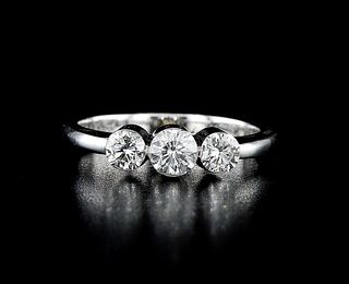 14kt White Gold 0.75ctw Diamond Ring