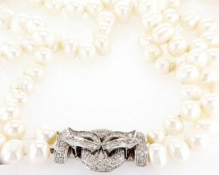 14kt White Gold 1ctw Diamond Necklace