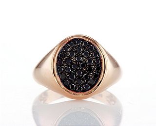 14kt Rose Gold Diamond Ring