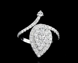 14kt White Gold 1.65ctw Diamond Ring