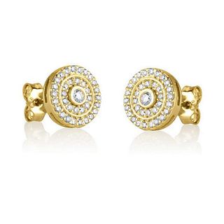 14kt Yellow Gold 0.48ctw Diamond Earrings