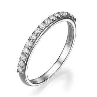 14kt White Gold 0.32ctw Diamond Ring