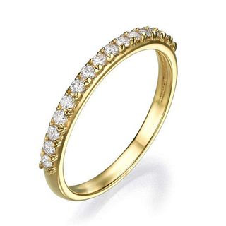 14kt Yellow Gold 0.32ctw Diamond Ring