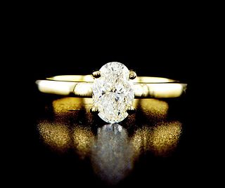 14k yellow gold 1.01ctw Diamond Ring