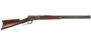 FIRST YEAR 1886 WINCHESTER RIFLE, LOW SERIAL NO.