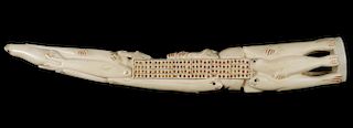 SMALL INUIT CRIBBAGE BOARD