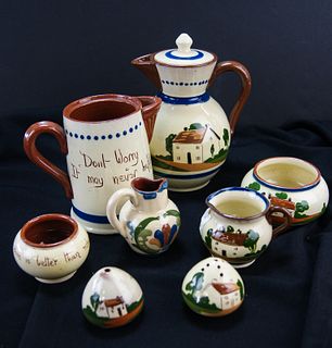 COLLECTION OF TORQUAY POTTERY MOTTO WARE