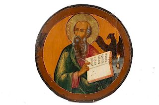 RUSSIAN ICON, ST. JOHN THE THEOLOGIAN