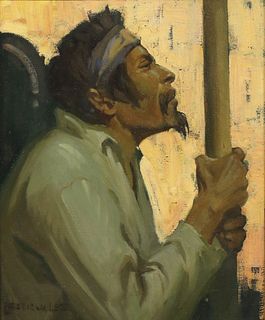 LESLIE WILLIAM LEE (1871-1951) 'THE DEVOTEE,' LAJOLLA MUSEUM OF ART