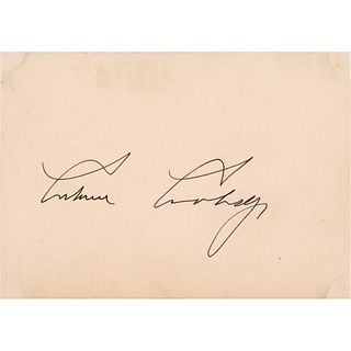 Calvin Coolidge Signature
