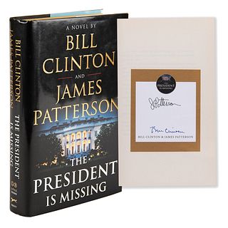 Bill Clinton Signed Book - The President Is Missing