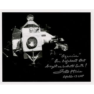 Fred Haise Signed Photograph