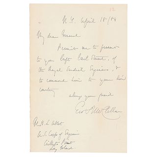 George B. McClellan Autograph Letter Signed