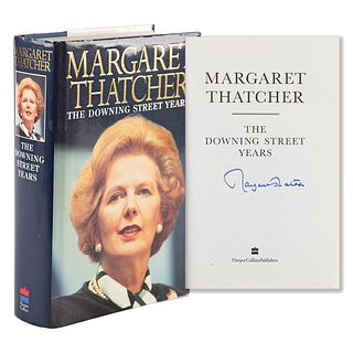 Margaret Thatcher Signed Book - The Downing Street Years