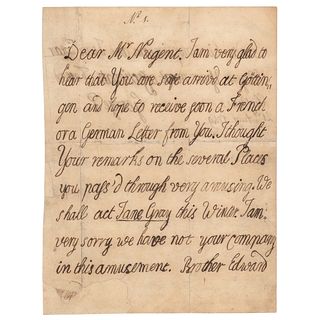 King George III Autograph Letter Signed on "Jane Gray"