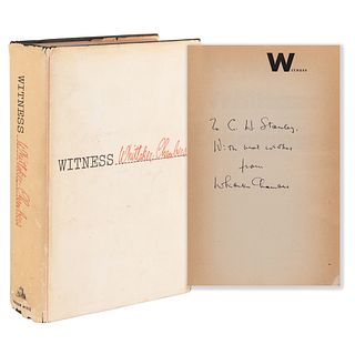 Whittaker Chambers Signed Book - Witness