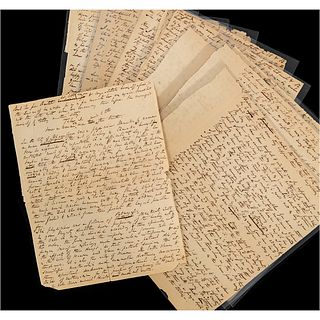 Richard Francis Burton Handwritten Manuscript Draft for &#39;Vikram and the Vampire&#39;