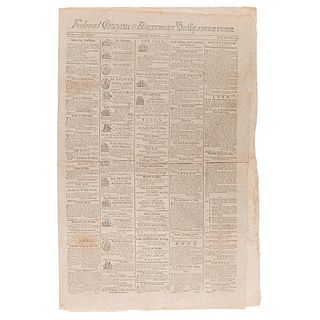 [George Washington] Printed Proclamation of the Jay Treaty
