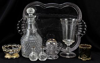 ASSORTMENT OF EAPG EARLY AMERICAN GLASSWARE
