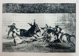 Francisco Goya - La Tauromaquia E