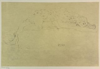 Gustav Klimt - Untitled Study (XV) (After)