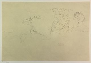 Gustav Klimt - Untitled Study (XVI)(After)