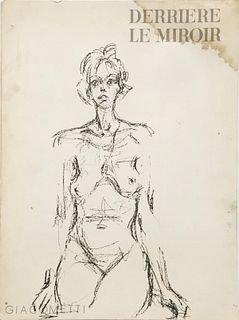 Alberto Giacometti - Cover from Derriere le Miroir  (After)