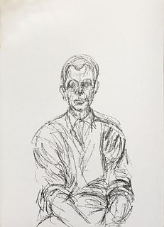 Alberto Giacometti - Bust of a Seated Man (After)