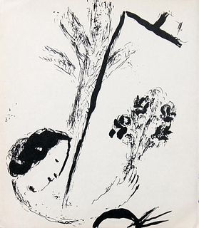 Marc Chagall - Le Bouquet a la Main