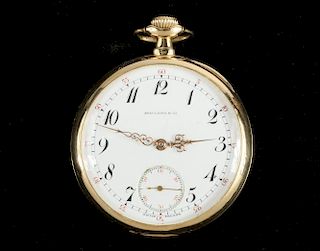 GENT'S OPEN FACE POCKETWATCH