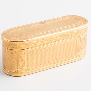 Louis XV 18k Gold Box